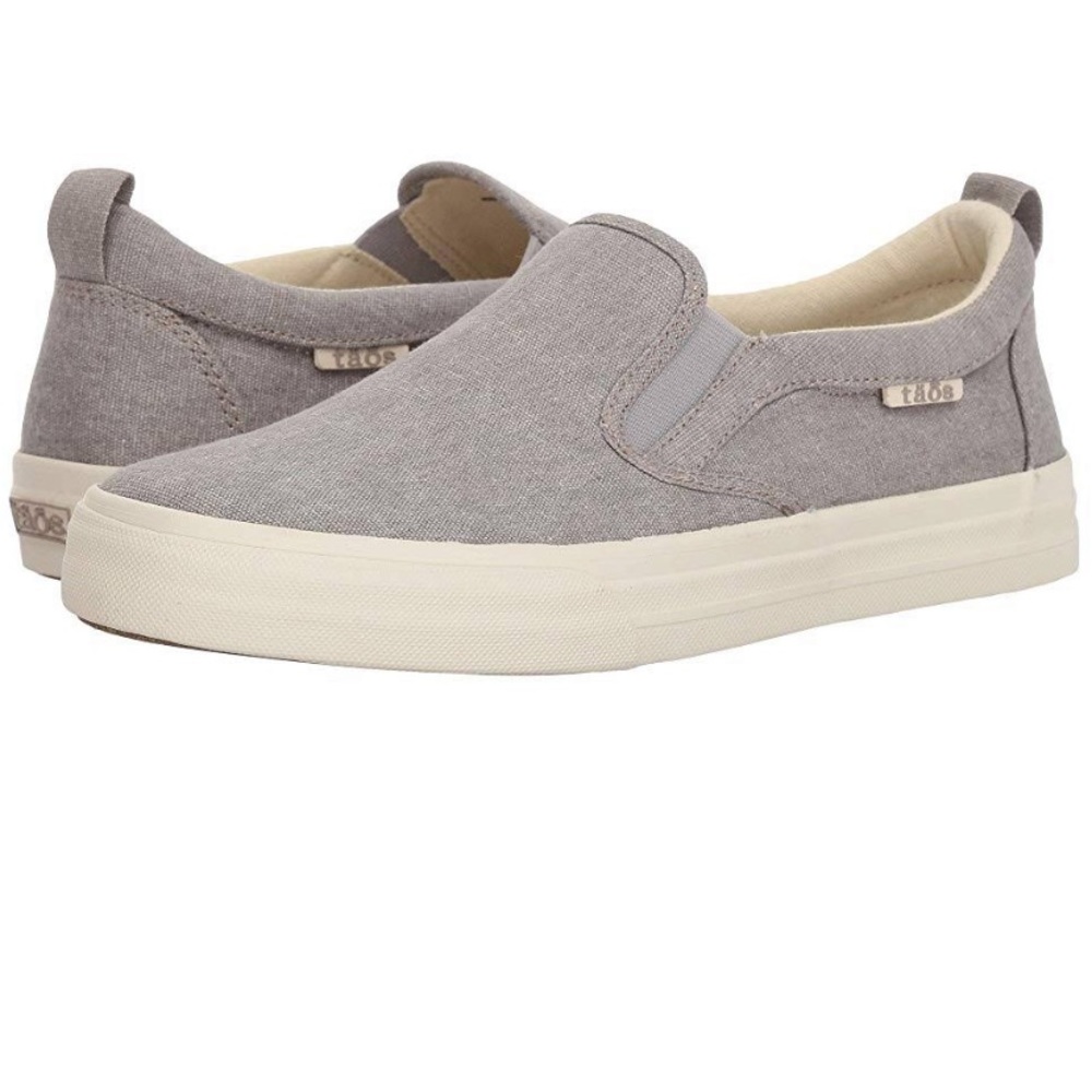 TAOS Rubber Soul‎ Slip On Sneakers Women's, Grey size 7.5